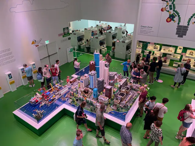 City scene made of Lego.