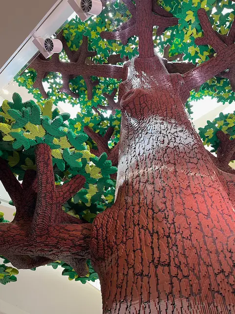 Tree trunk of the Lego Tree