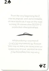 Z-Car Concept Playing Card