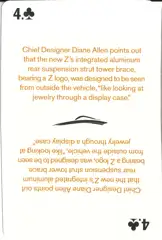 Z-Car Concept Playing Card