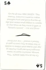 Z-Car Concept Playing Card