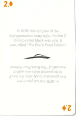 Z-Car Concept Playing Card