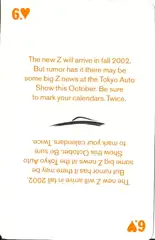 Z-Car Concept Playing Card