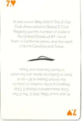 Z-Car Concept Playing Card