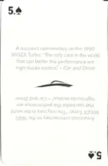 Z-Car Concept Playing Card