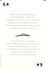 Z-Car Concept Playing Card